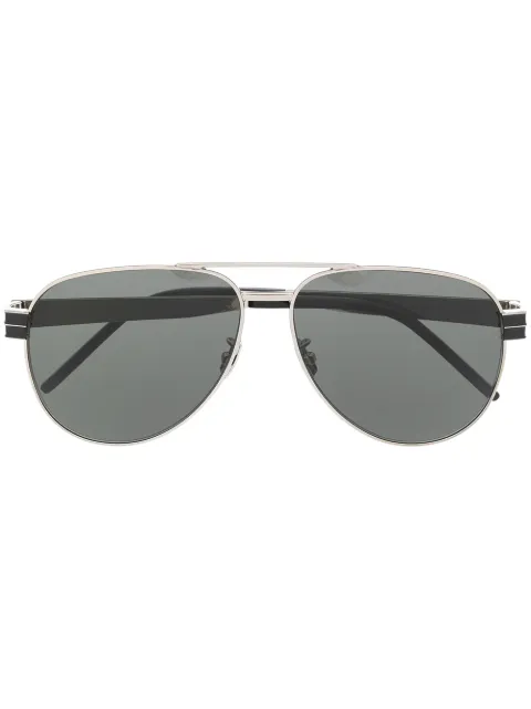 Saint Laurent Eyewear lentes de sol con armazón aviador SLM53