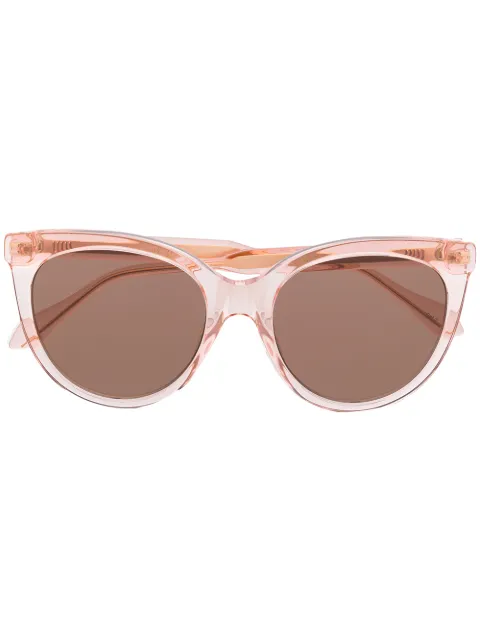Gucci Eyewear lentes de sol con armazón cat eye y micas de color