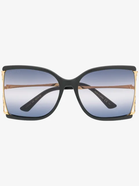 Gucci Eyewear lentes de sol con armazón cuadrada oversize