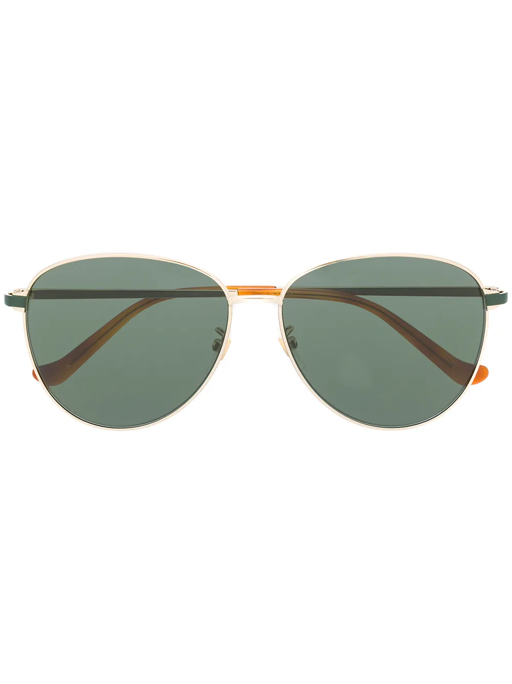 Gucci Eyewear Zonnebril met piloten montuur Goud