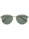 Gucci Eyewear aviator-frame sunglasses - Gold