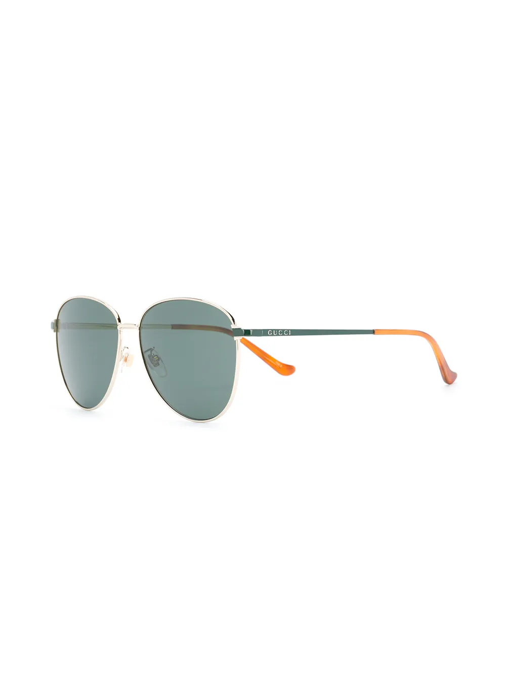 Gucci Eyewear Zonnebril met piloten montuur - Goud