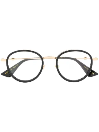 gucci round optical frames