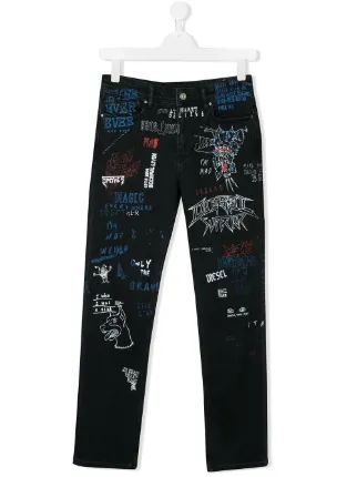 diesel graffiti jeans