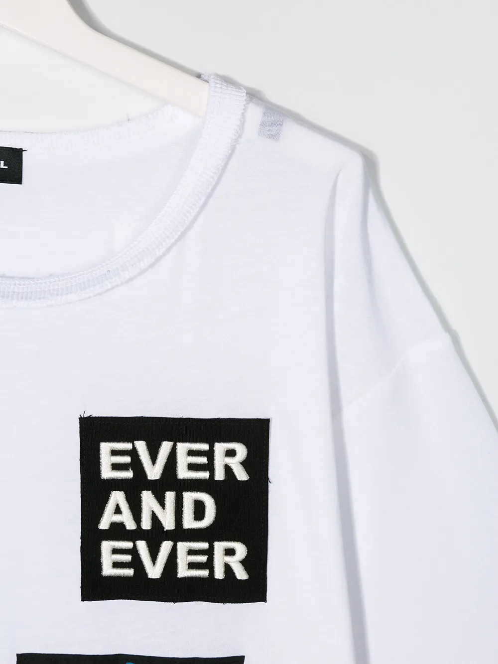  Diesel Kids Teen T Shirt Mit Patches   Weiß 