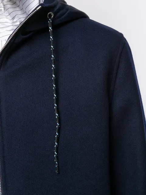 KENZO LOOSE-FIT HOODED COAT