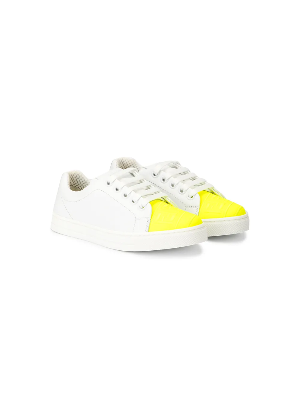 Fendi Kids кроссовки с контрастным носком Fendi Kids кроссовки с контрастным носком