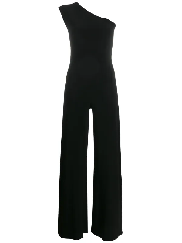 norma kamali one shoulder jumpsuit