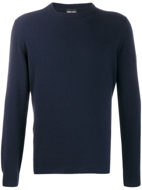 Giorgio Armani fine knit crew neck sweater