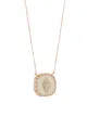 Pascale Monvoisin 9kt rose gold PIERROT N2 BLANC ET DIAMANTS necklace