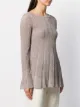 M Missoni transparent knit top