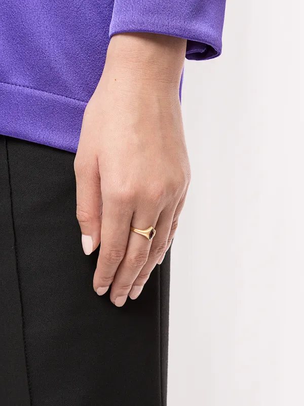 almond shaped ring
