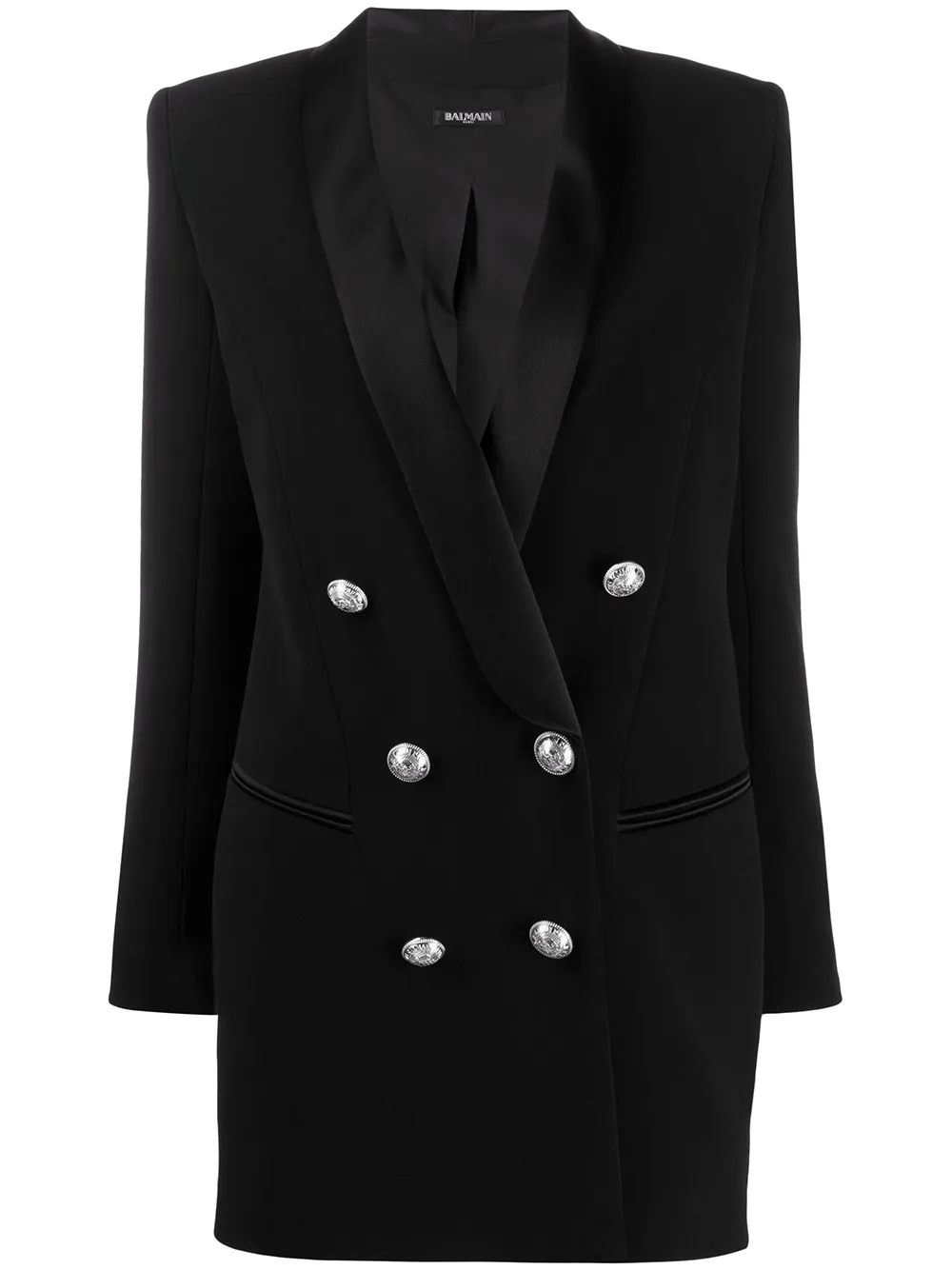 Balmain Doppelreihiges Blazerkleid B4Wmu gyVfP Balmain Doppelreihiges Blazerkleid B4Wmu gyVfP