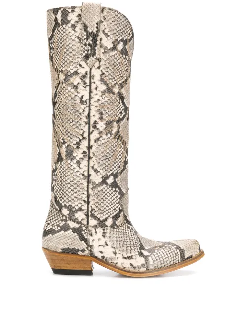 GOLDEN GOOSE LOW WISH STAR BOOTS