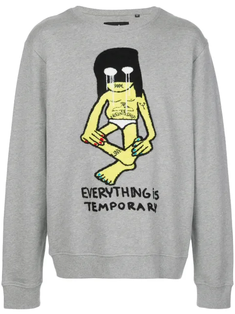 Haculla Temporary embroidered sweatshirt