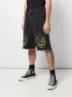 Haculla skull print denim shorts