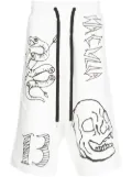Haculla Mixed Mania track shorts - White