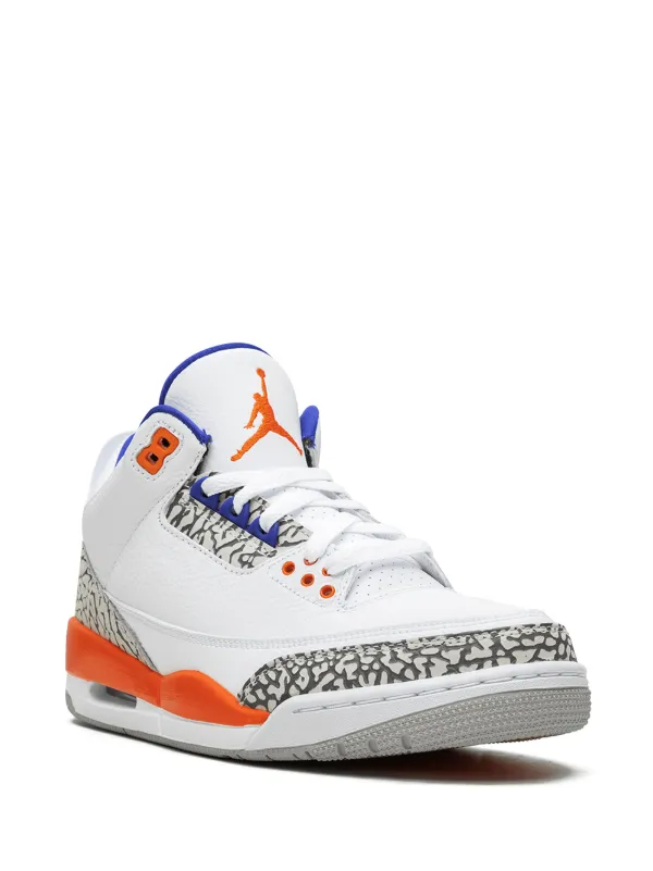 tenis jordan retro 3 blancos