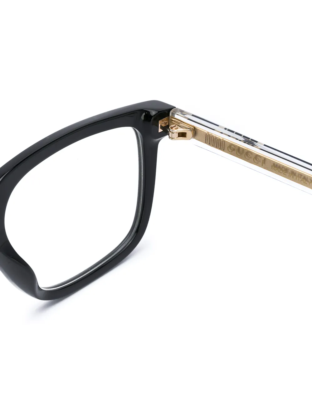 Gucci Eyewear Bril met vierkant montuur Zwart