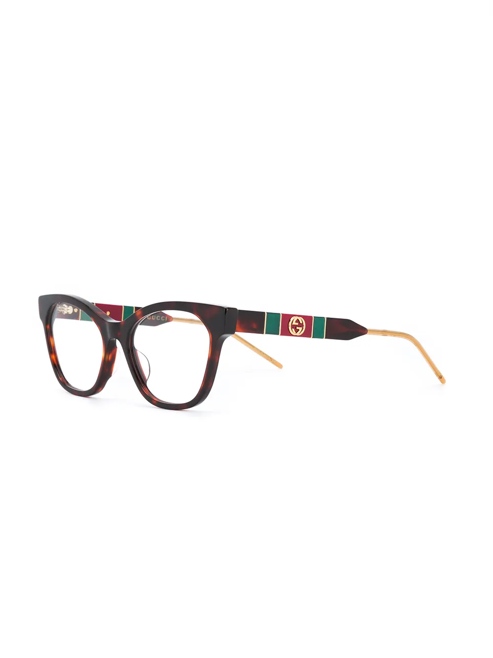 фото Gucci eyewear очки с отделкой web