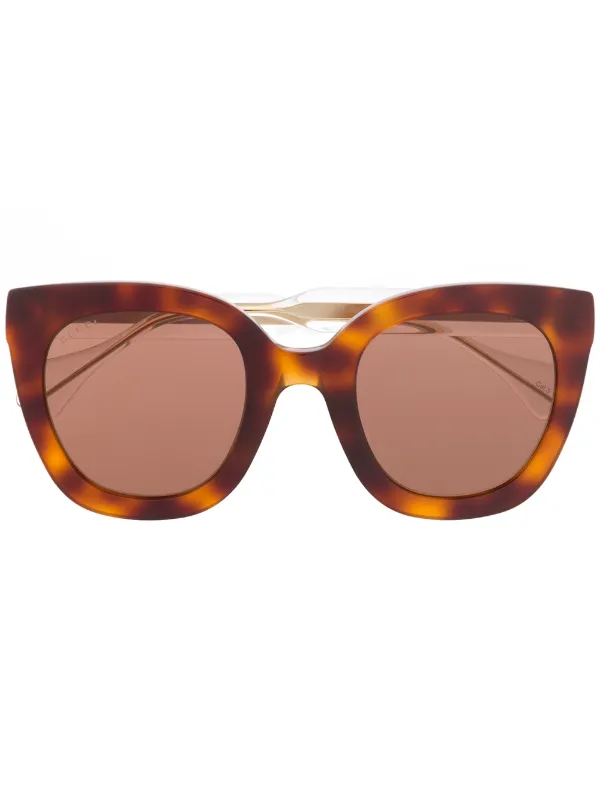 gucci oversized cat eye sunglasses