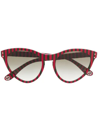 gucci eyeglasses with red and green stripe