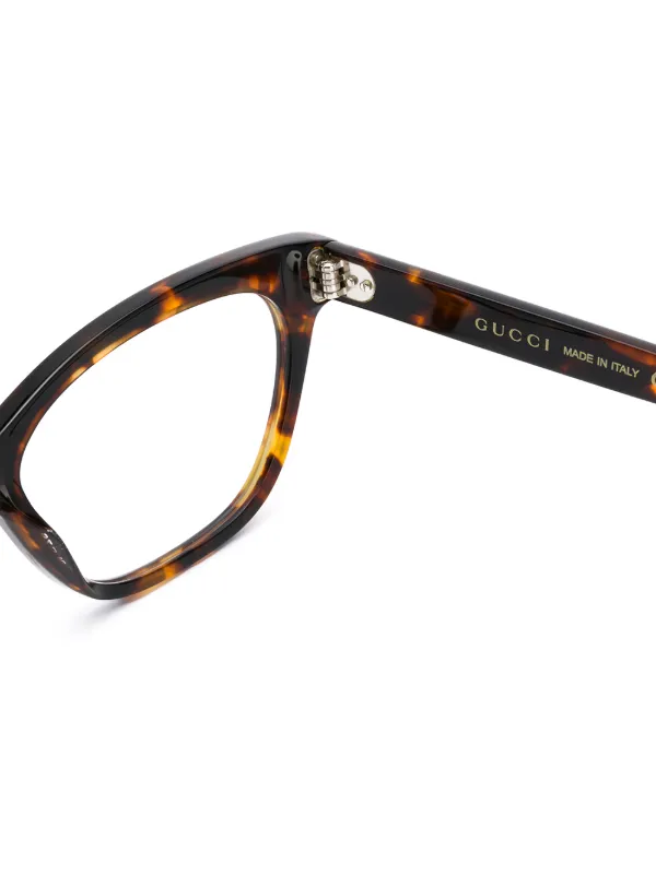 gucci tortoise shell glasses