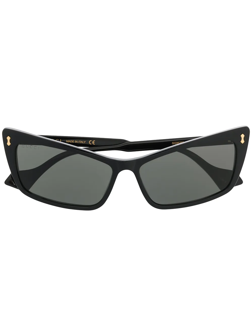 

Gucci Eyewear lentes de sol con armazón rectangular - Negro