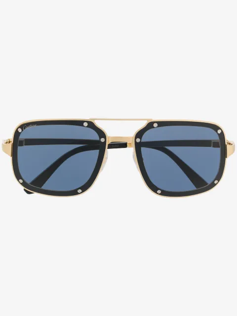Cartier Eyewear 스퀘어 틴트 선글라스