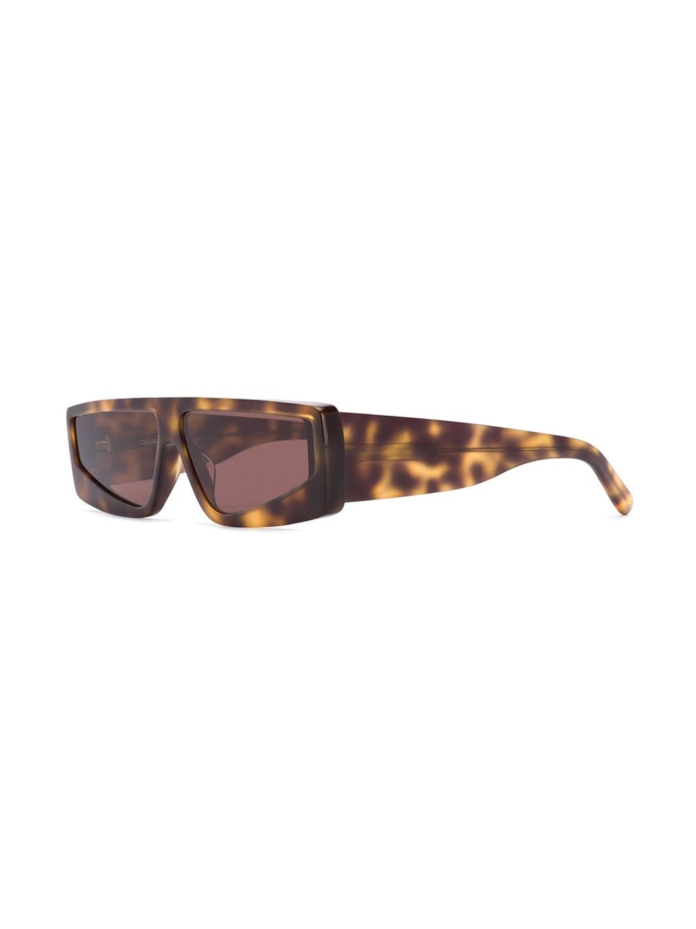 Image 2 of Courrèges tortoiseshell-effect sunglasses