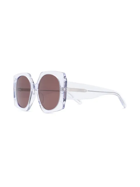 Courrèges oversized geometric-frame sunglasses CL1907 - 1