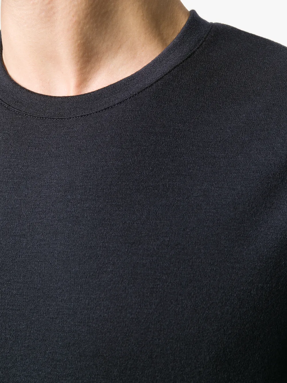 Giorgio Armani T-shirt met ronde hals Blauw