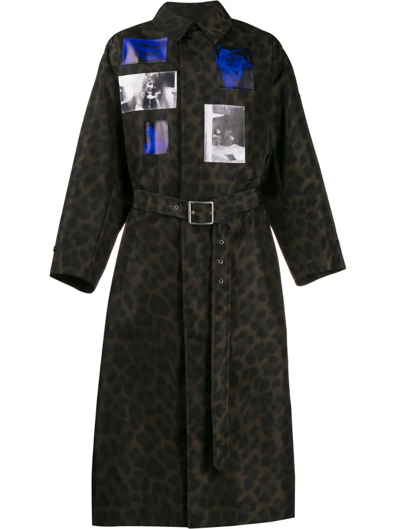 RAF SIMONS ANIMALIER CAR COAT