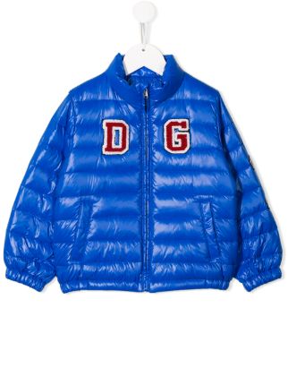 Dolce & Gabbana Kids ドルチェ＆ガッバーナキッズ ロゴ ダウンジャケット - FARFETCH