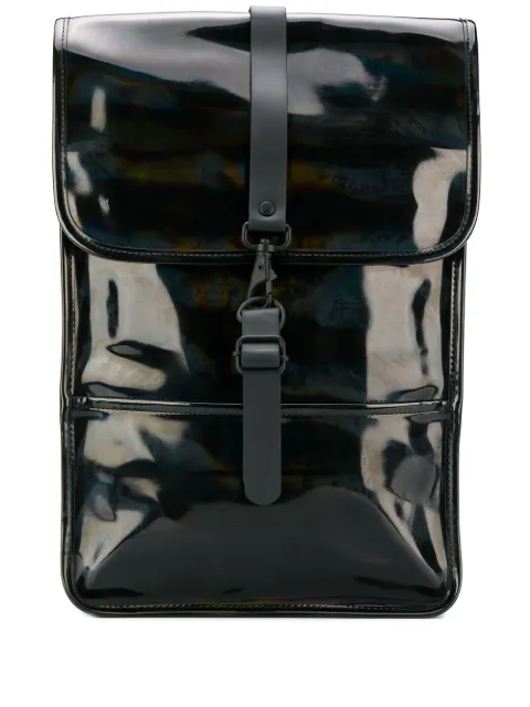 Rains glossy effect backpack