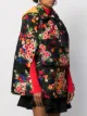 Miu Miu Panama floral-print cape