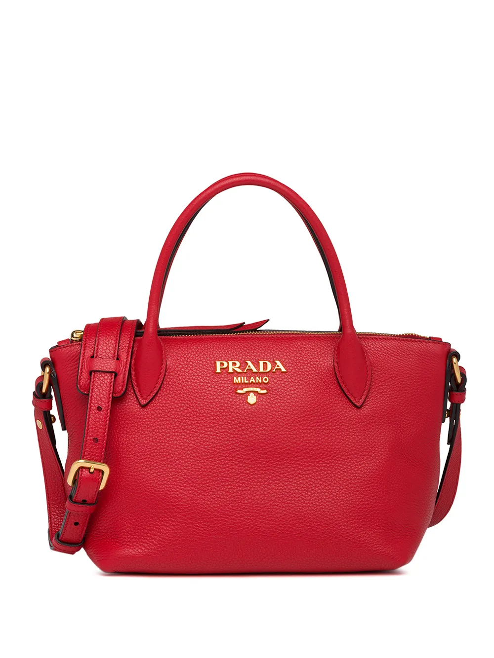 Prada logo plaque tote Clearance