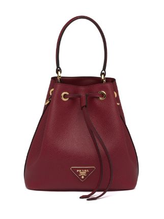 Prada Saffiano Bucket Bag - Farfetch