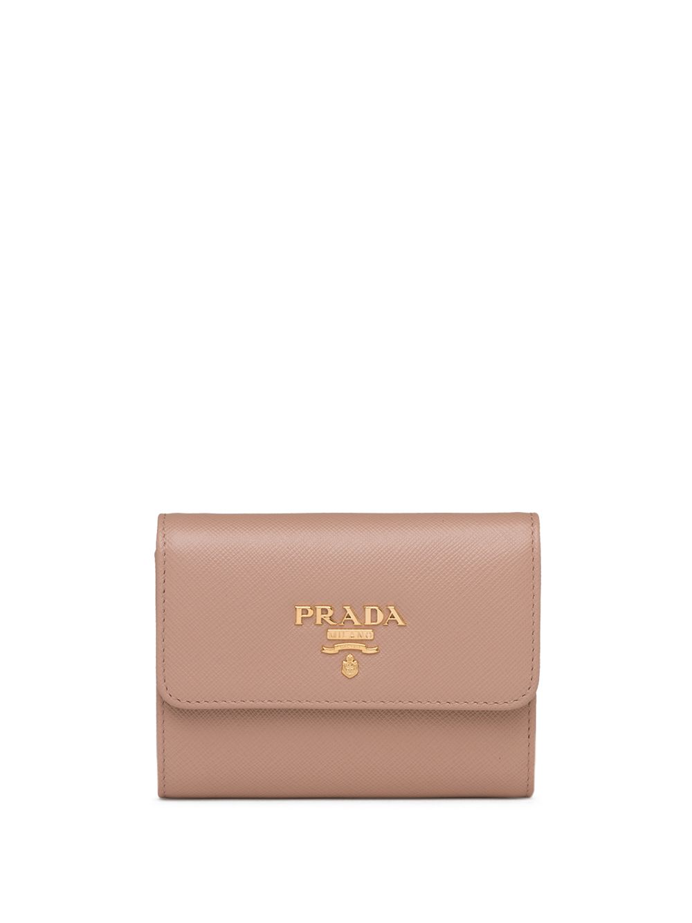 Prada trifold logo wallet - Pink