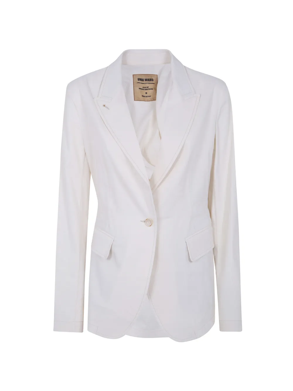 Uma Wang Doppelreihiger Oversized-Blazer - Nude