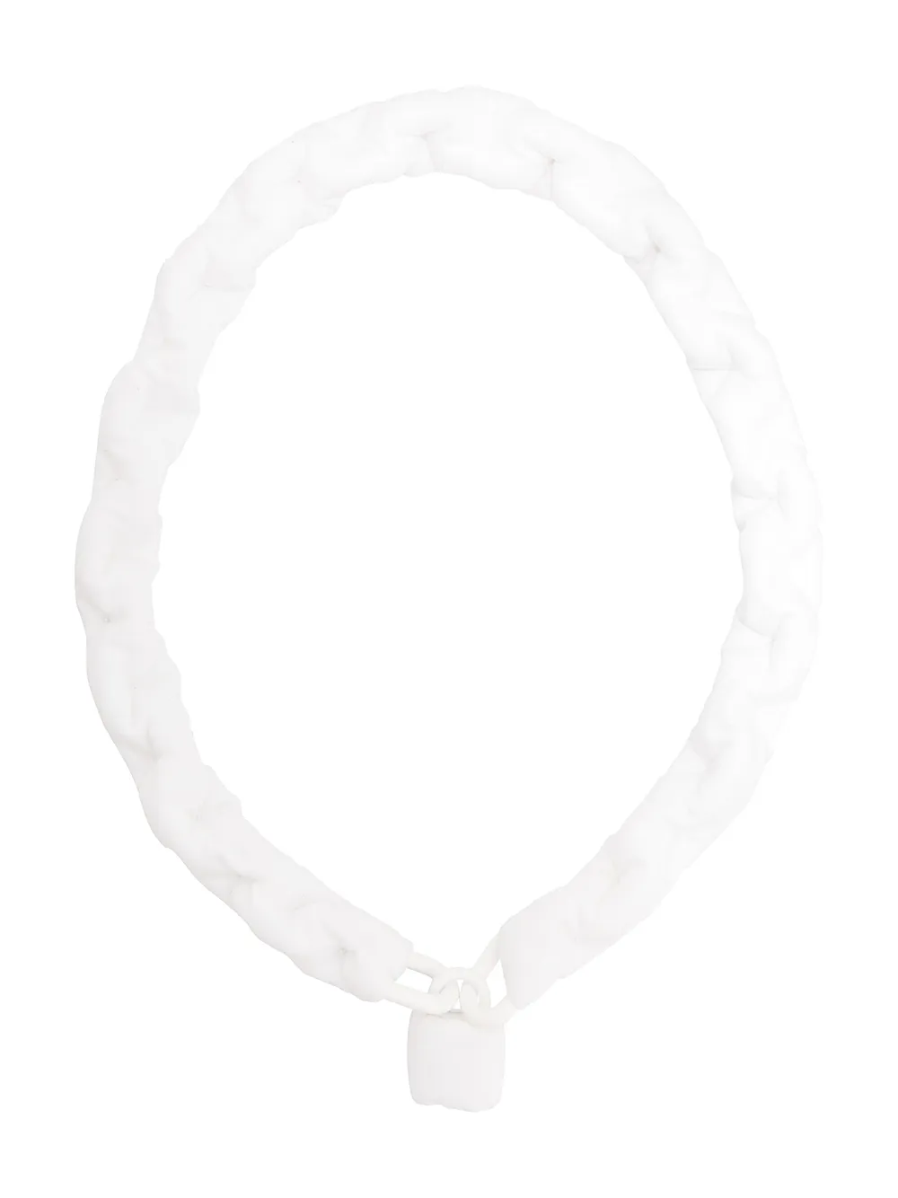 MM6 Maison Margiela padlock necklace | White | Image 1