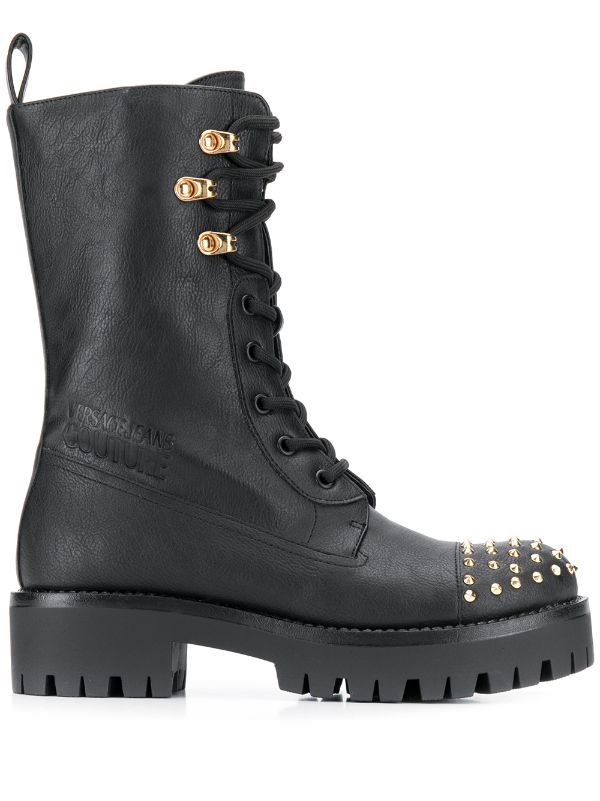 versace combat boots