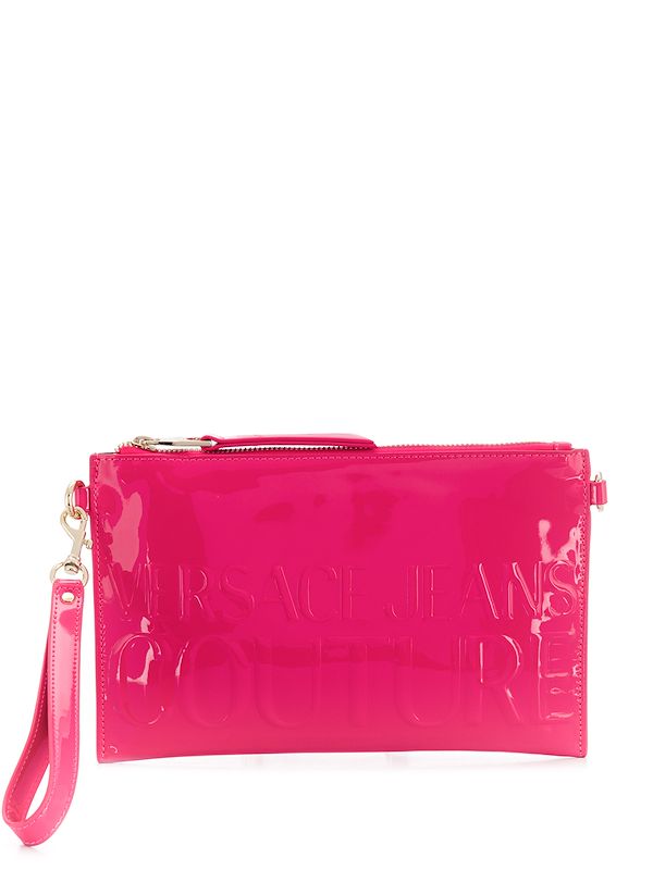 versace clutch pink