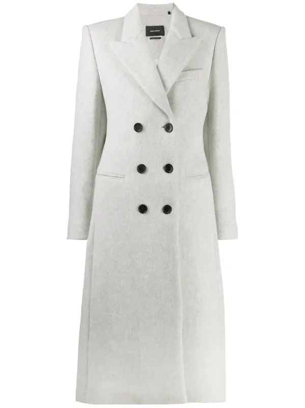 isabel marant double breasted coat