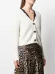 GANNI button-front cropped cardigan