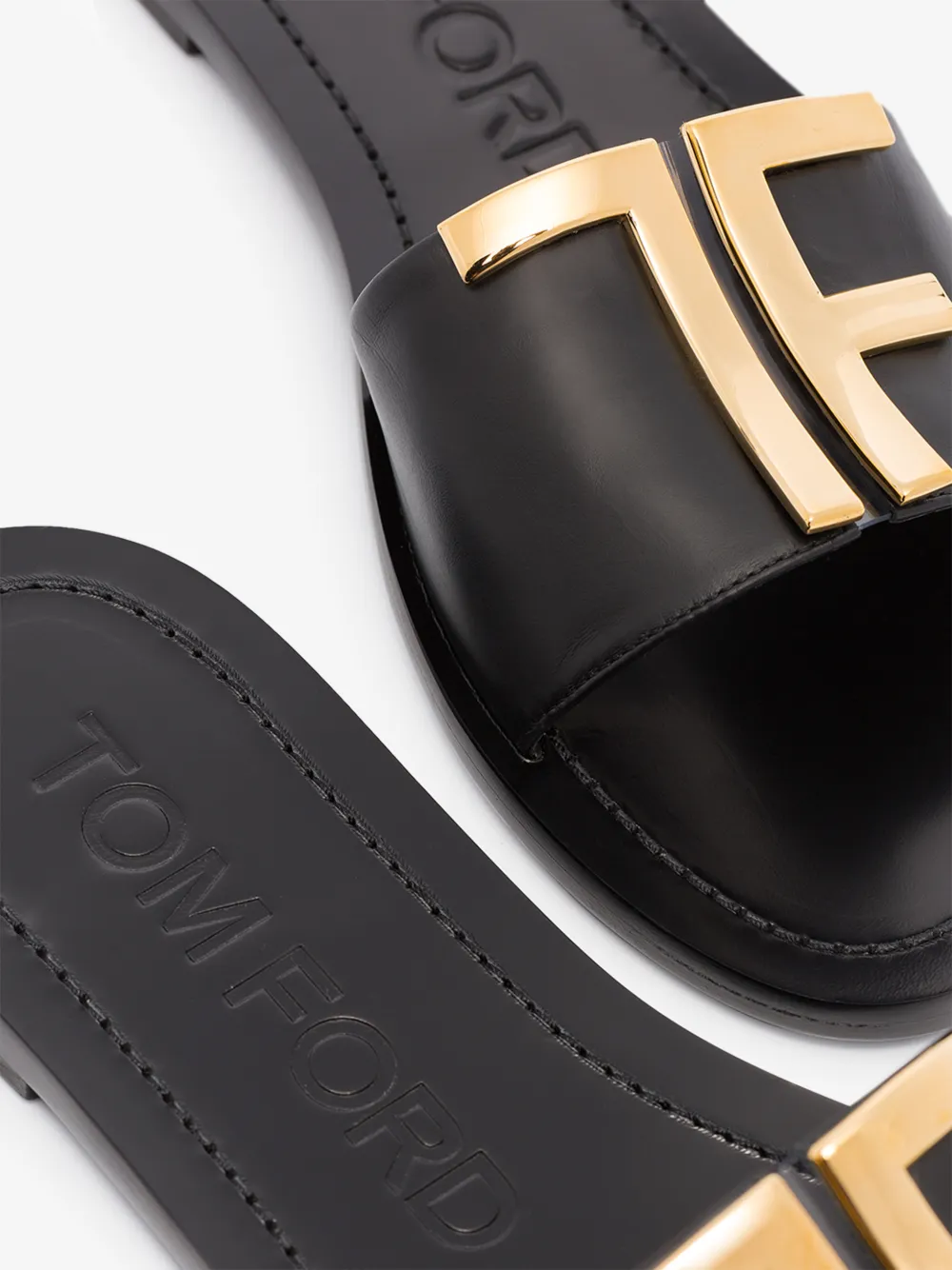 TOM FORD PANTOLETTEN MIT LOGO,W2408TLCL00214559330