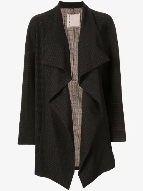 Antonio Marras side ruffle striped blazer