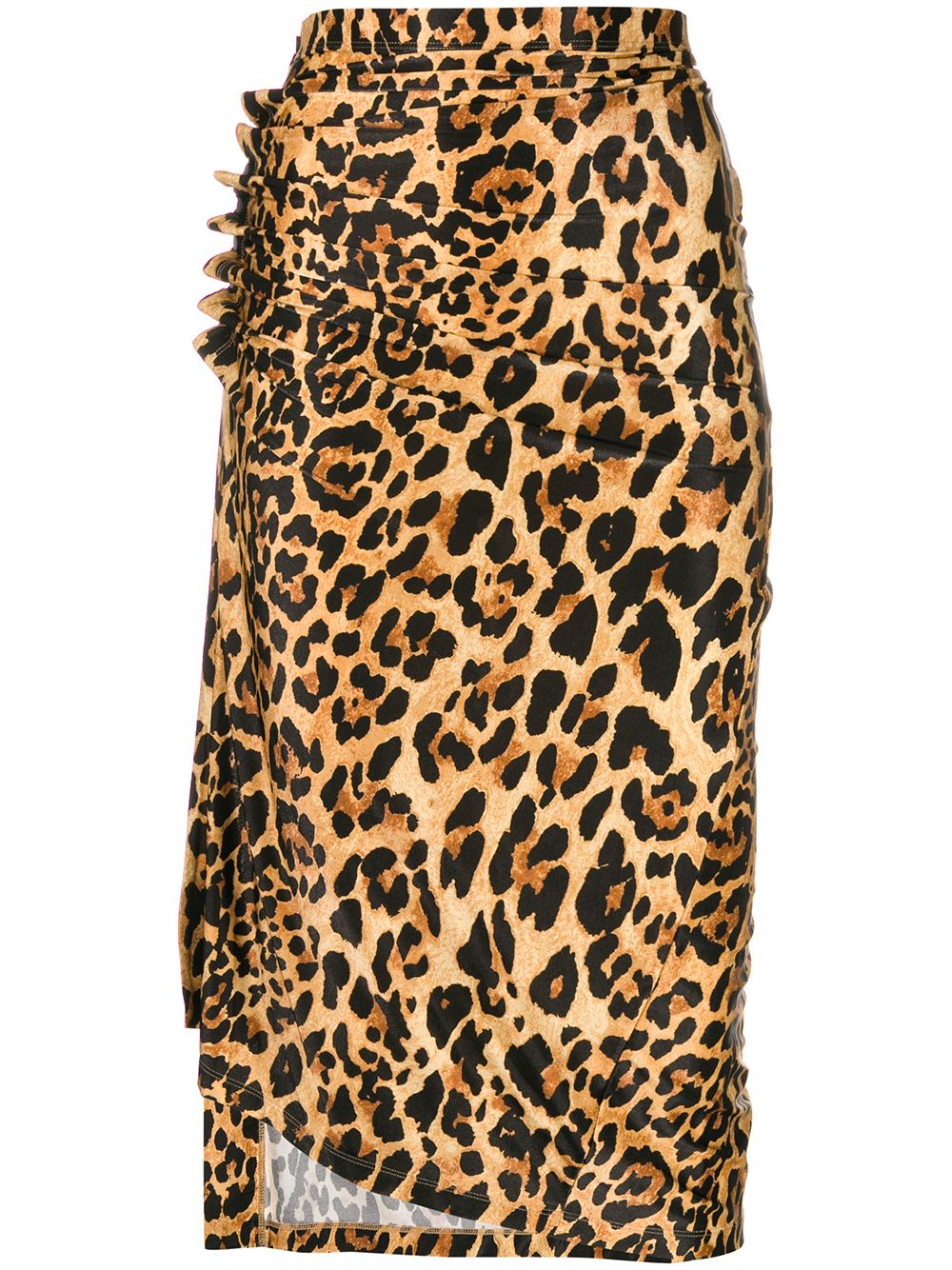 фото Paco Rabanne юбка с леопардовым принтом