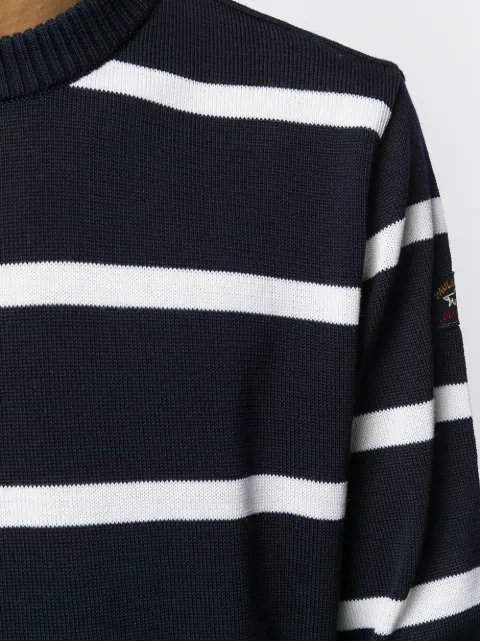 Paul \u0026 Shark Striped Print Jumper 