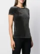 Emporio Armani ribbed effect t-shirt